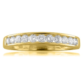 Mined diamond  Ring weighing 3.23Gms with 0.47 Carat Diamonds and set in 18KT Gold