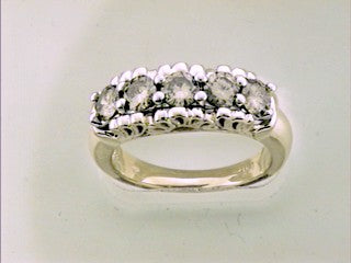 Mined diamond  Fashion Ring weighing 5.1Gms with 0.408 Carat Diamonds and set in 14KT Gold