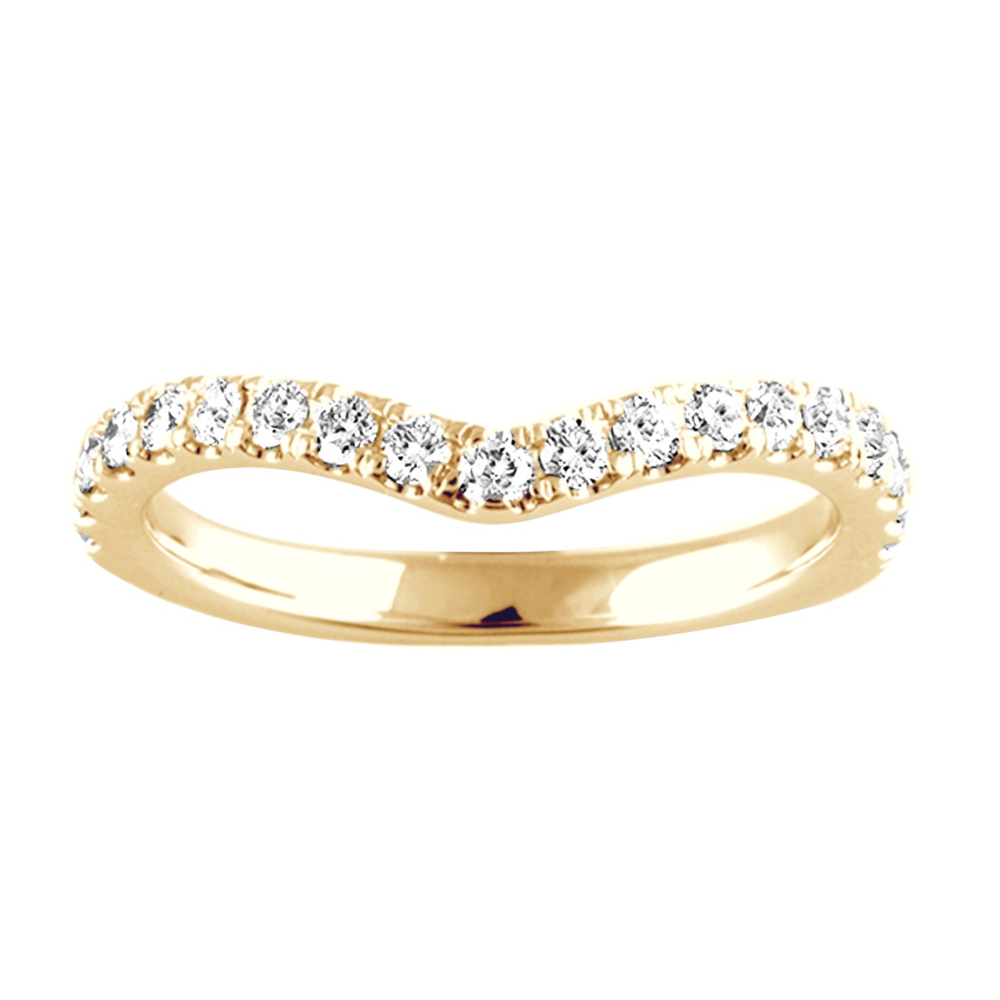 Mined diamond Engagement Ring weighing 2.68Gms with 0.38 Carat Diamonds and set in 14KT Gold