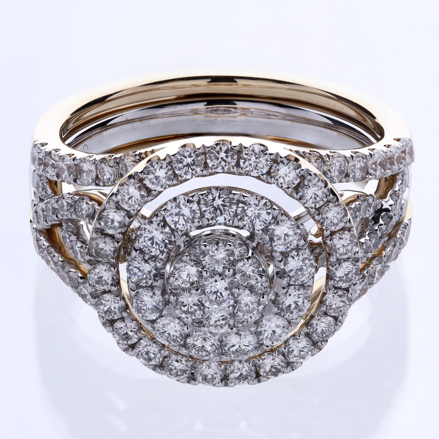 Mined diamond  Ring weighing 0Gms with 0 Carat Diamonds and set in 14KT Gold